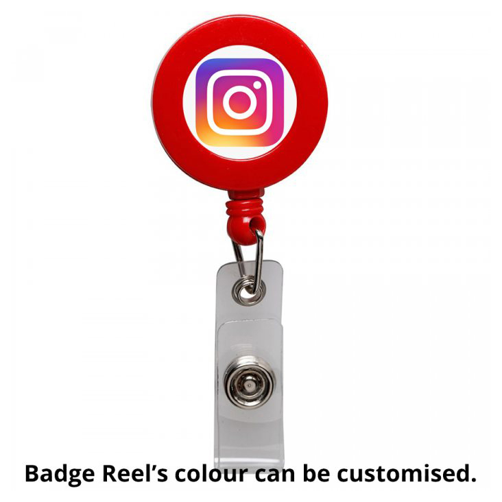 Custom Colour Badge Reel (Full Colour Logo)