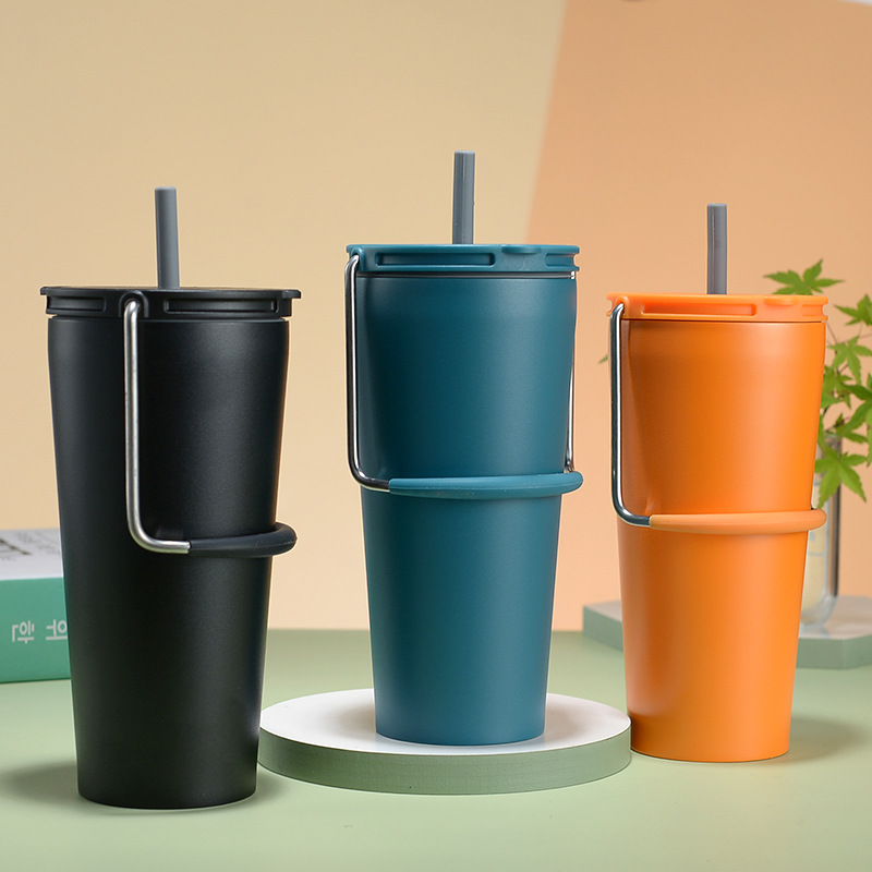 600ml Porter Stainless Steel Insulated Straw Cup