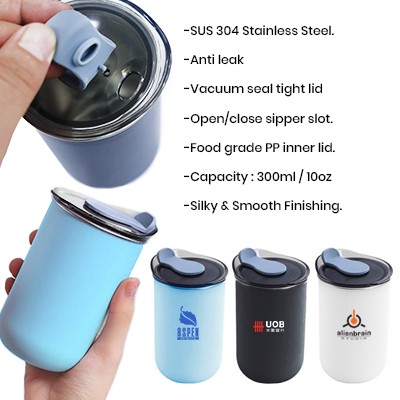 300ml MUGG Stainless Steel Mug with Top Lid