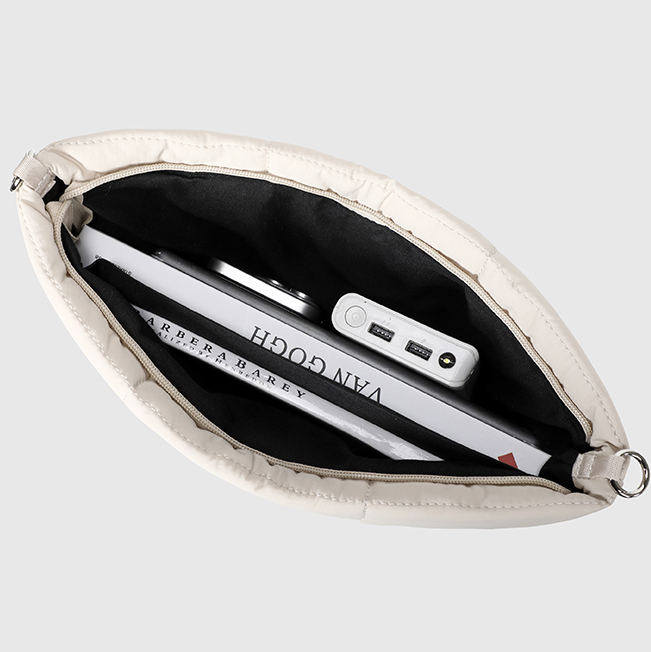 Puffy Quilted Sling Bag