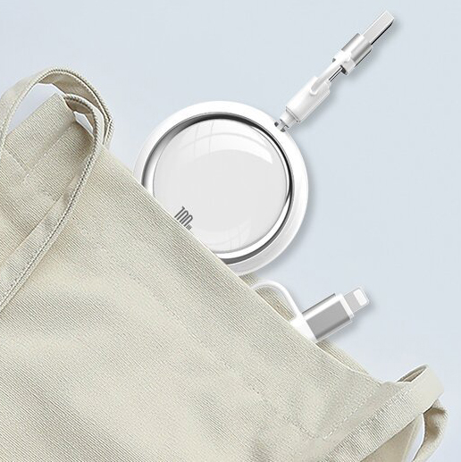 100W 4-in-1 Versa Retractable Cable