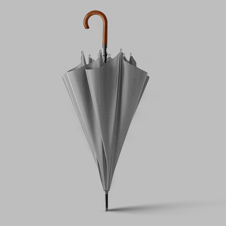  25″ Golf Umbrella (J-Hook Wooden Handle)