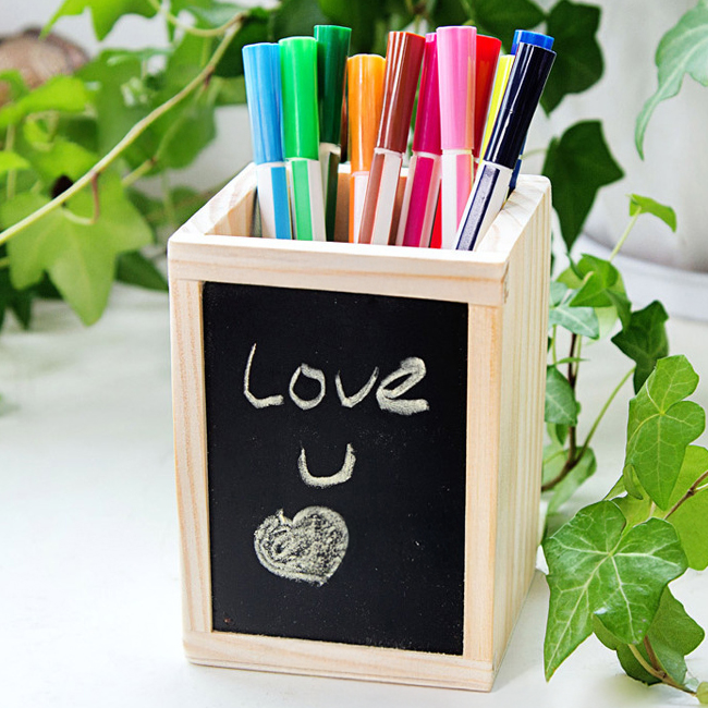 Doddle Pen Holder with Blackboard 