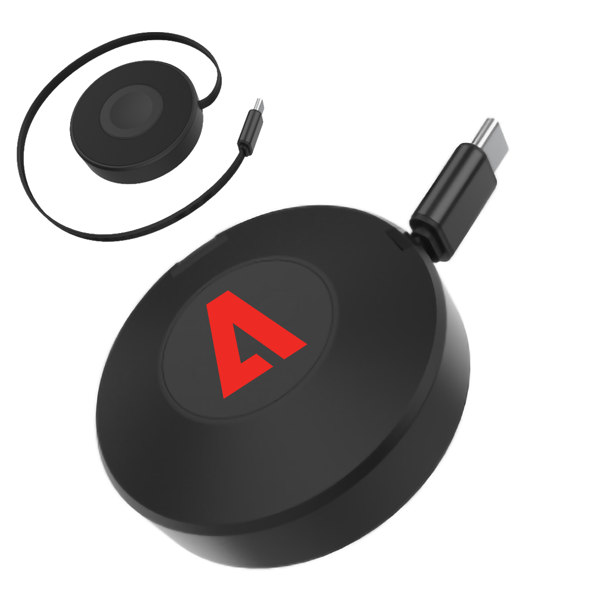 3-in-1 Foldable Magnetic Wireless Charger with Retractable Cable