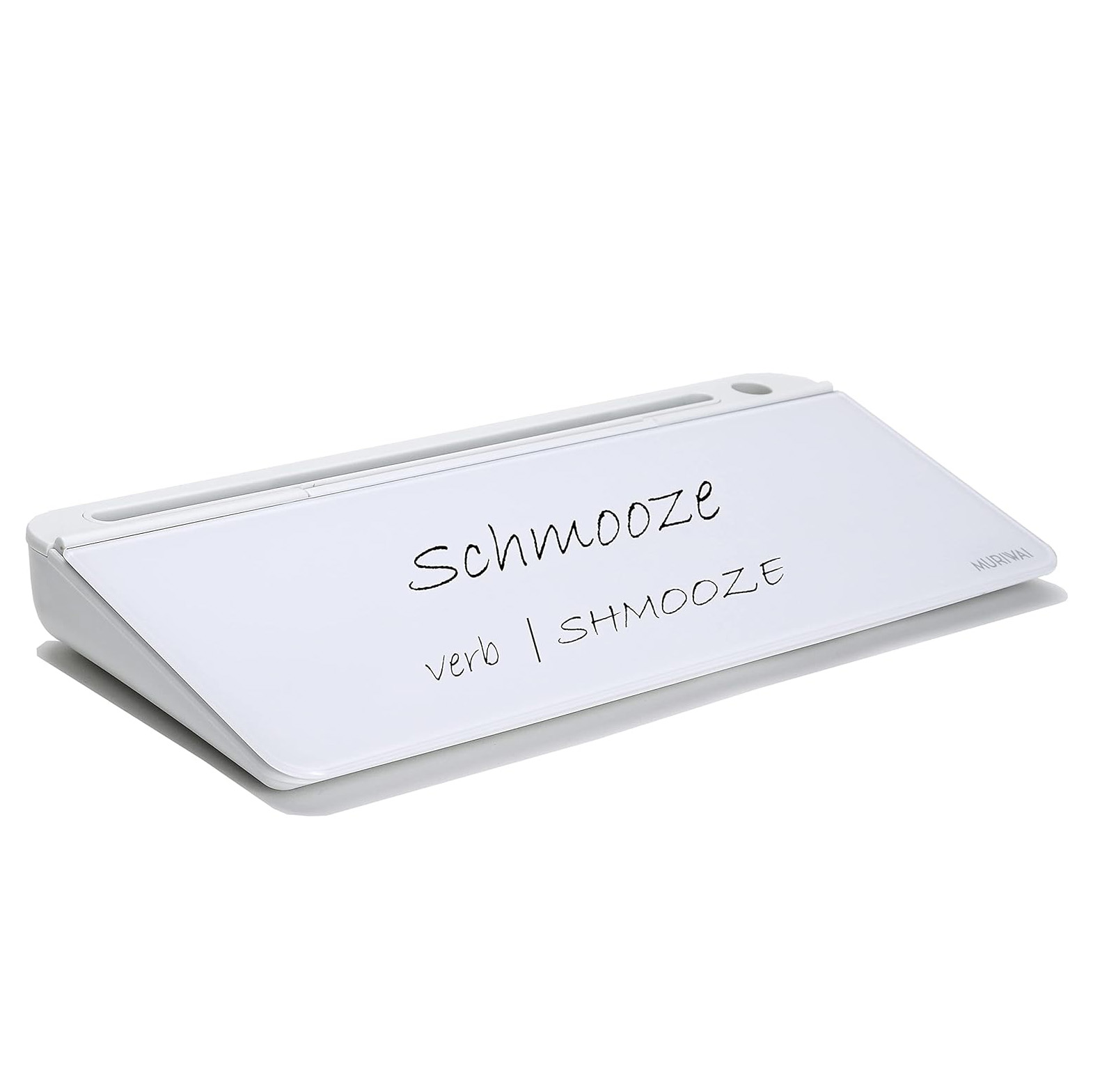 Customised Desktop Glass Whiteboard With Logo Print Singapore