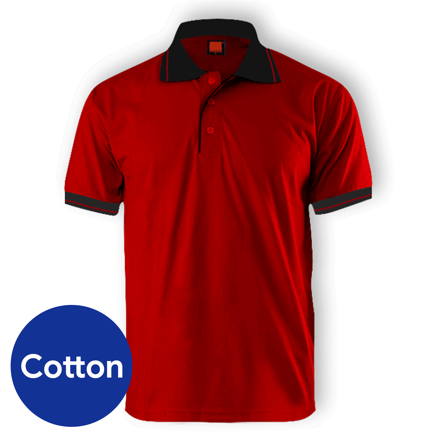 Basic Multi-Tone Polo T-Shirt 
