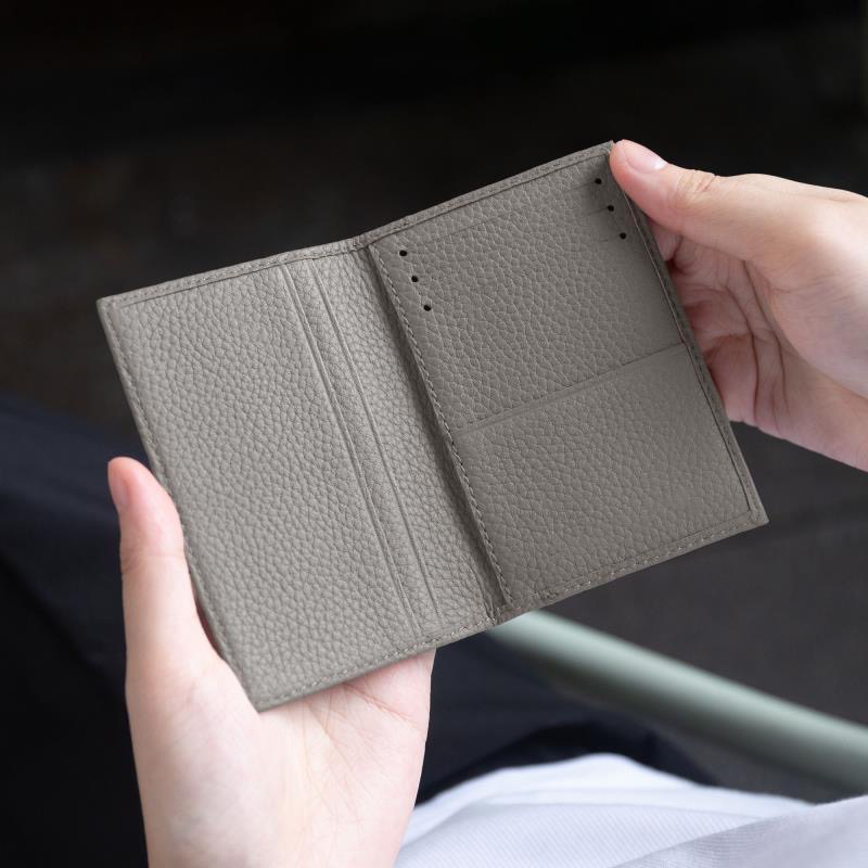 Premium Pebble PU Card Holder
