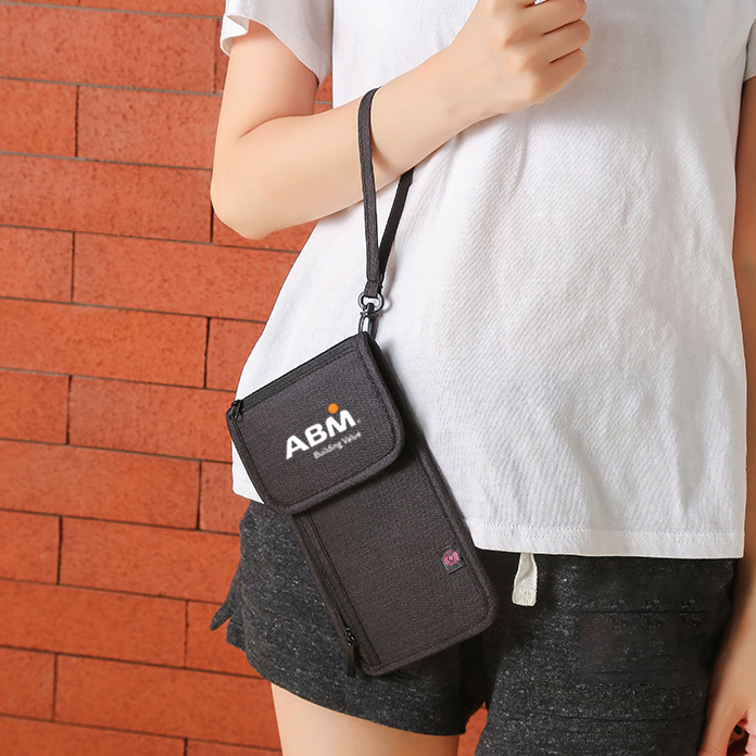 Essential RFID Blocking Passport Sling Pouch 