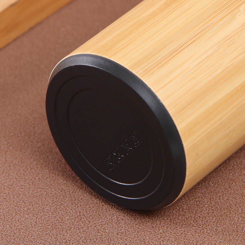 500ml Double Wall Bamboo Flask