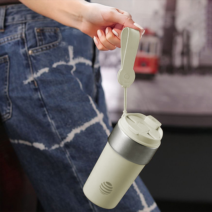 500ml Onyx Strap Flask