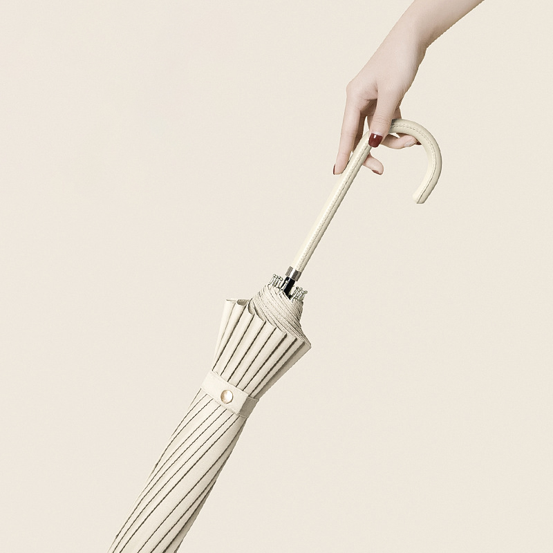 23'' Artisan Umbrella with Leather Handle