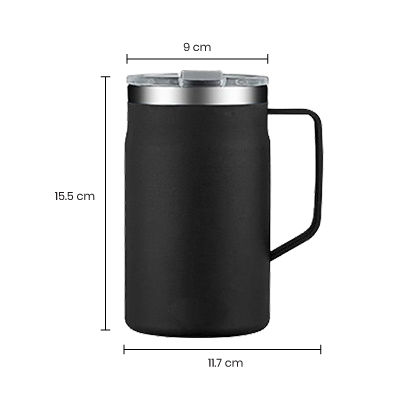 650ml LOCK Stainless Steel Mug with Cover