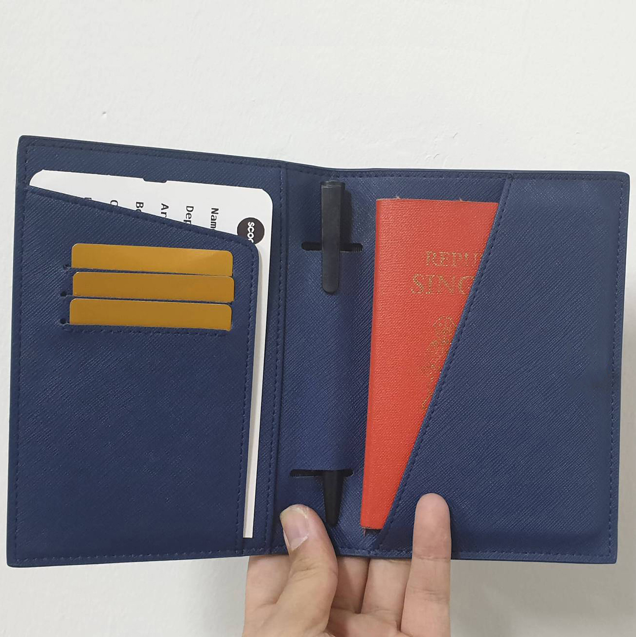 Lux Passport Cover (Saffiano PU)