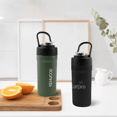 680ml TIGO Stainless Steel Bottle with Straw Carry Handle - Tumbler 680ml TIGO Stainless Steel Bottle with Straw Carry Handle - Tumbler