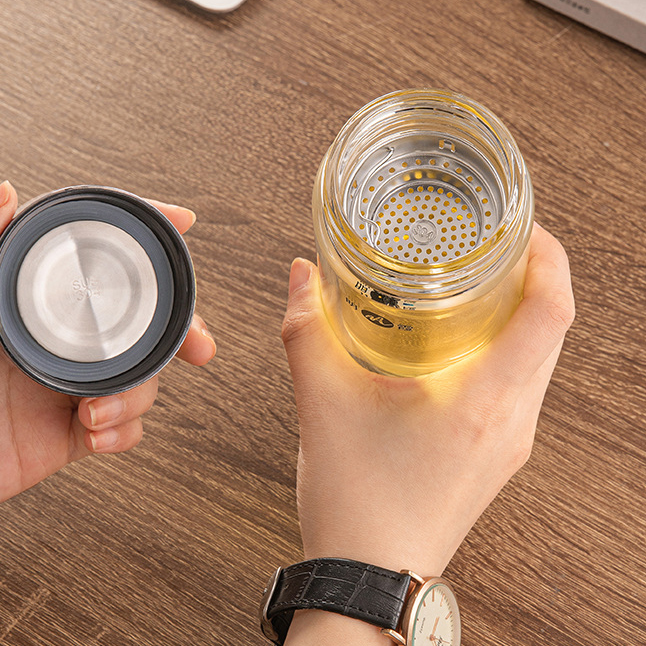 400ml BrewMate Glass Infuser Flask