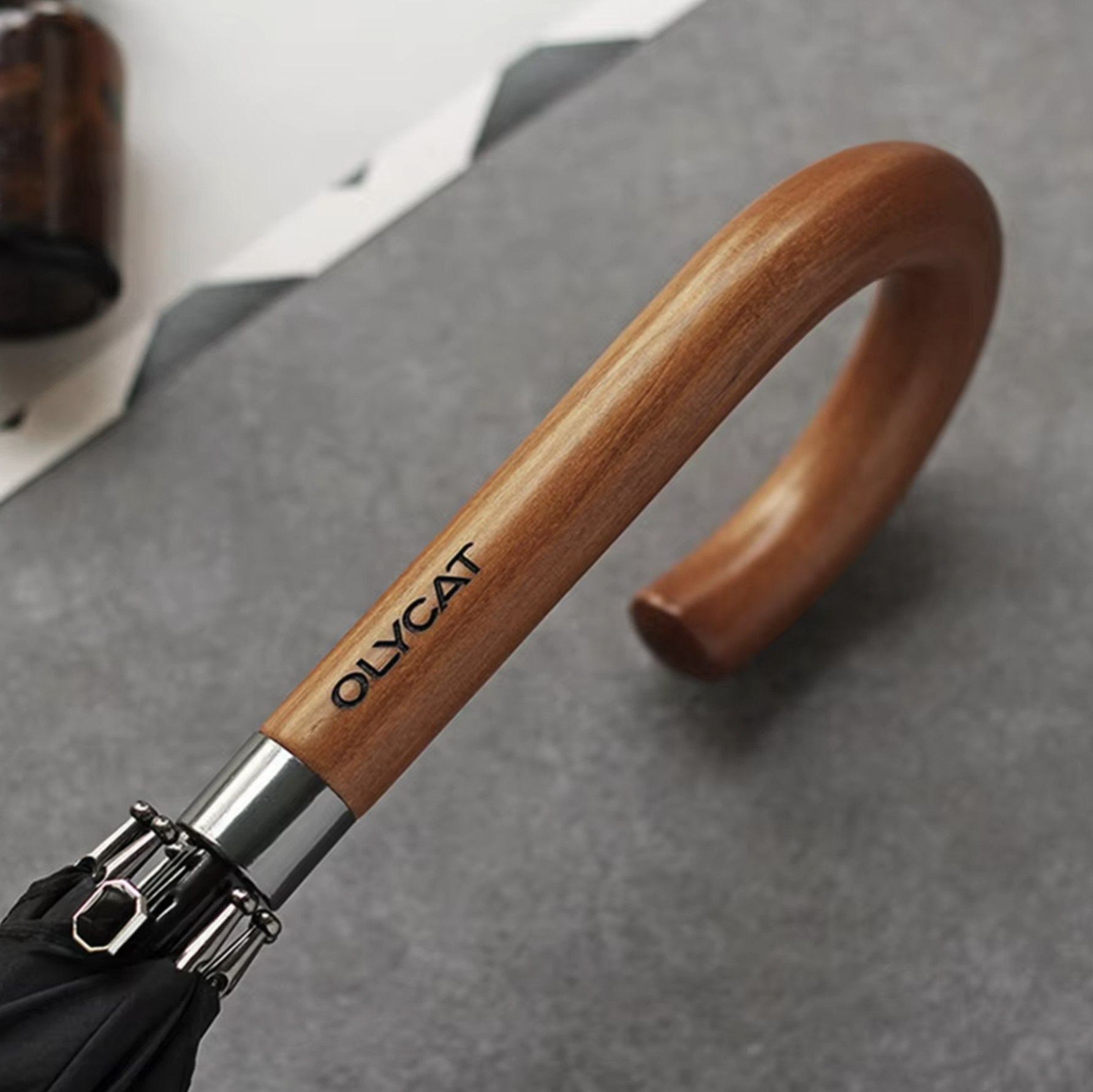 With Laser Engraving on Wooden Handle
