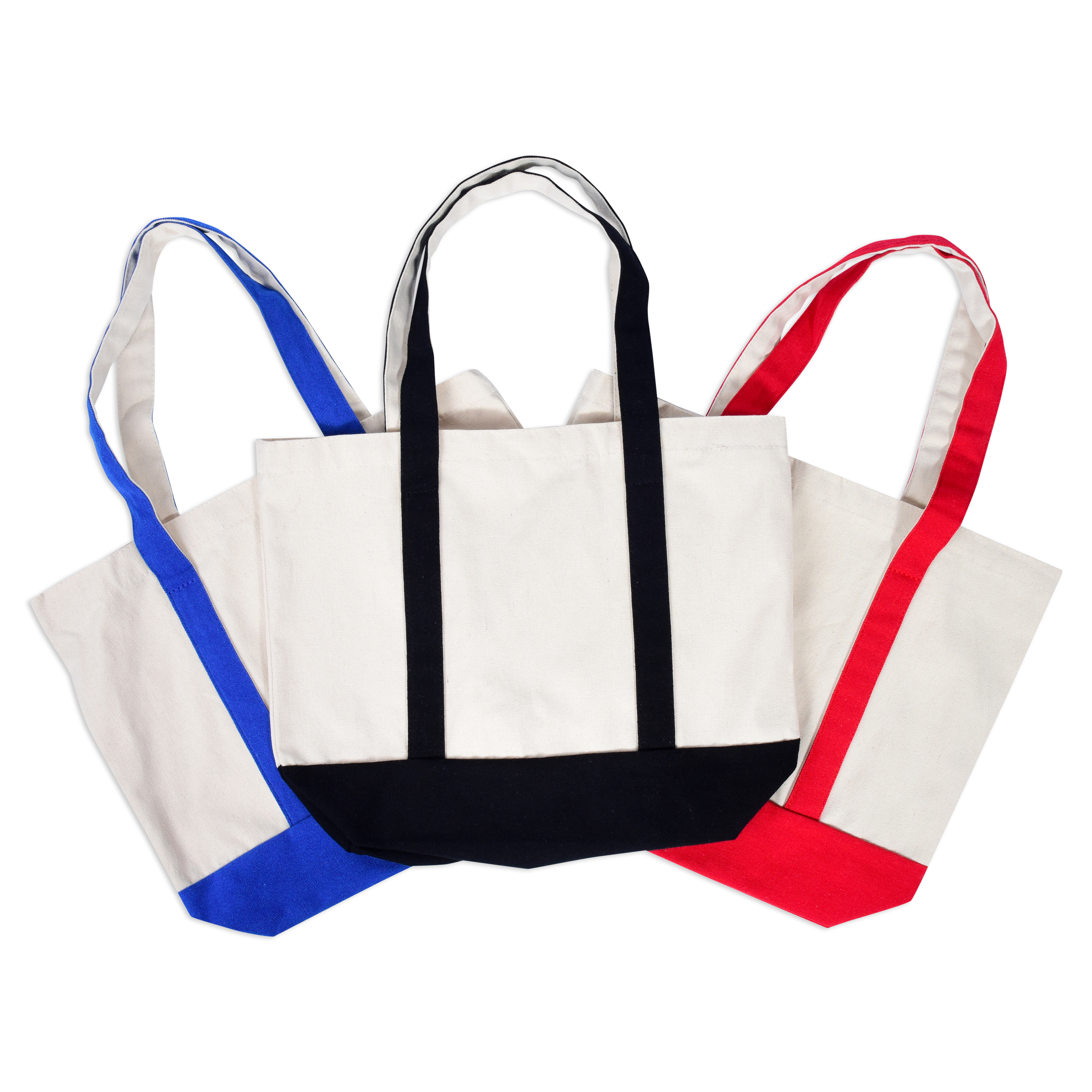 Coloured Canvas Boat Bag