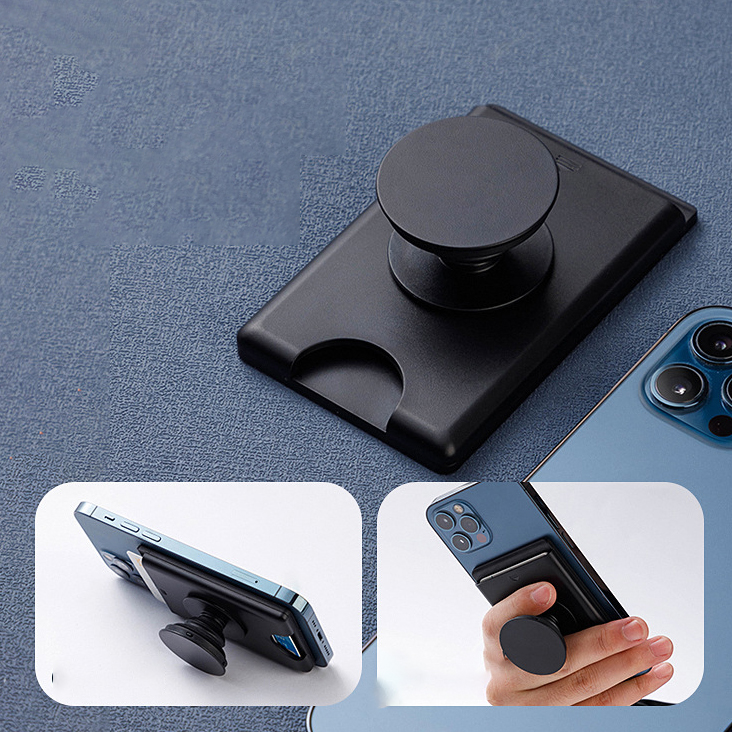 Sleek Magnetic Card Case with Pop Pocket 