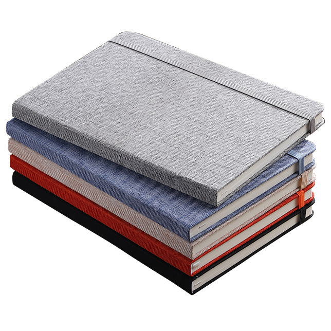 A5 Size Notebook with Cotton PU