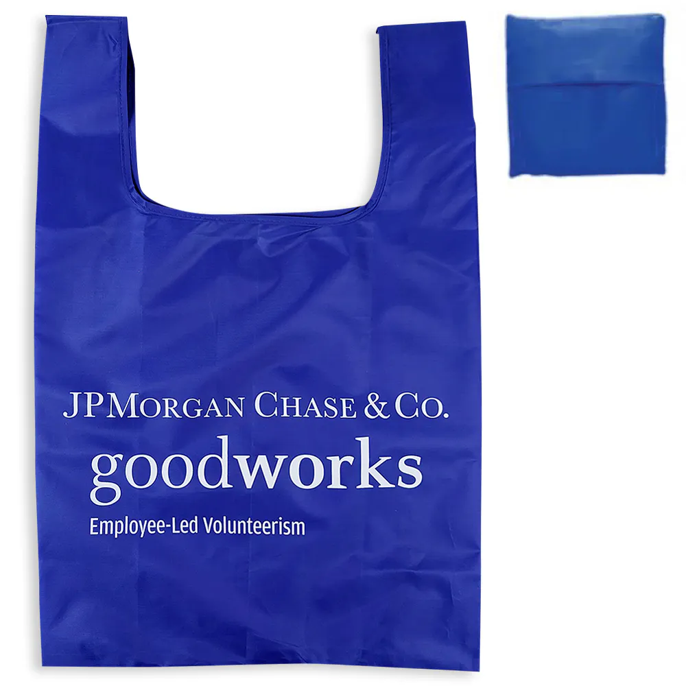 Foldable Polyester Tote Bag (With Separate Pouch)