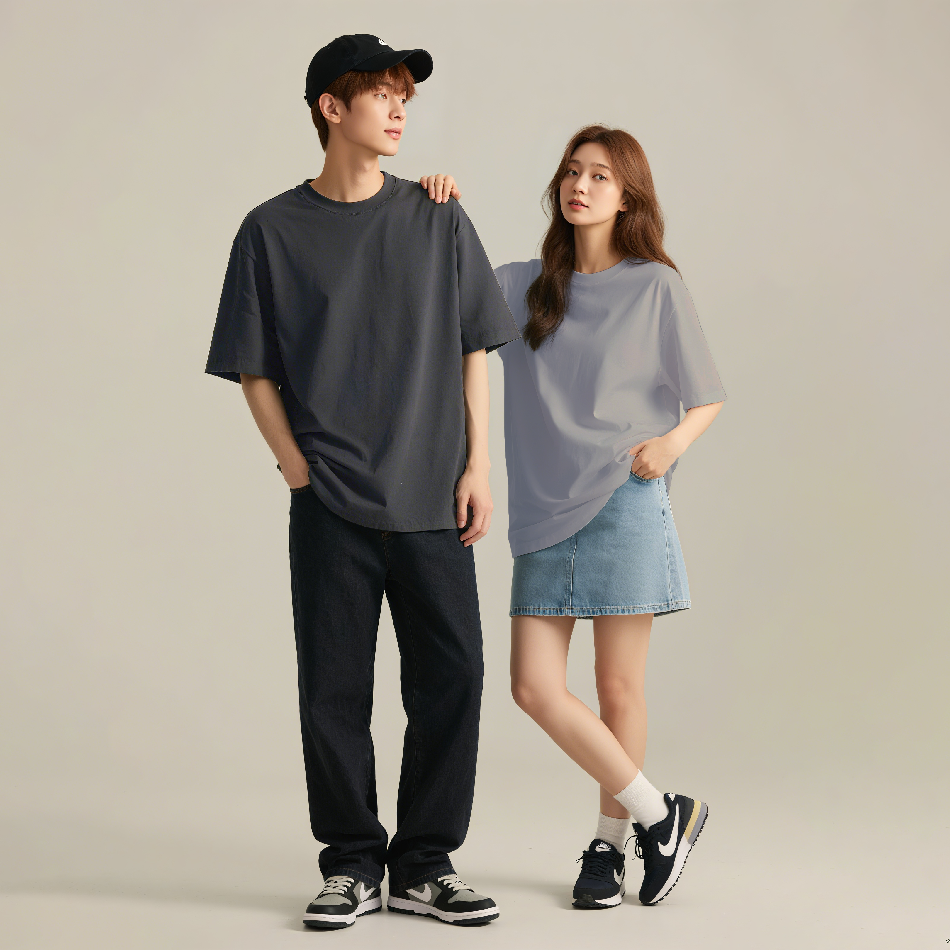 AIRLAB CoolTouch SORONA Oversized Cotton Round Neck T-Shirt
