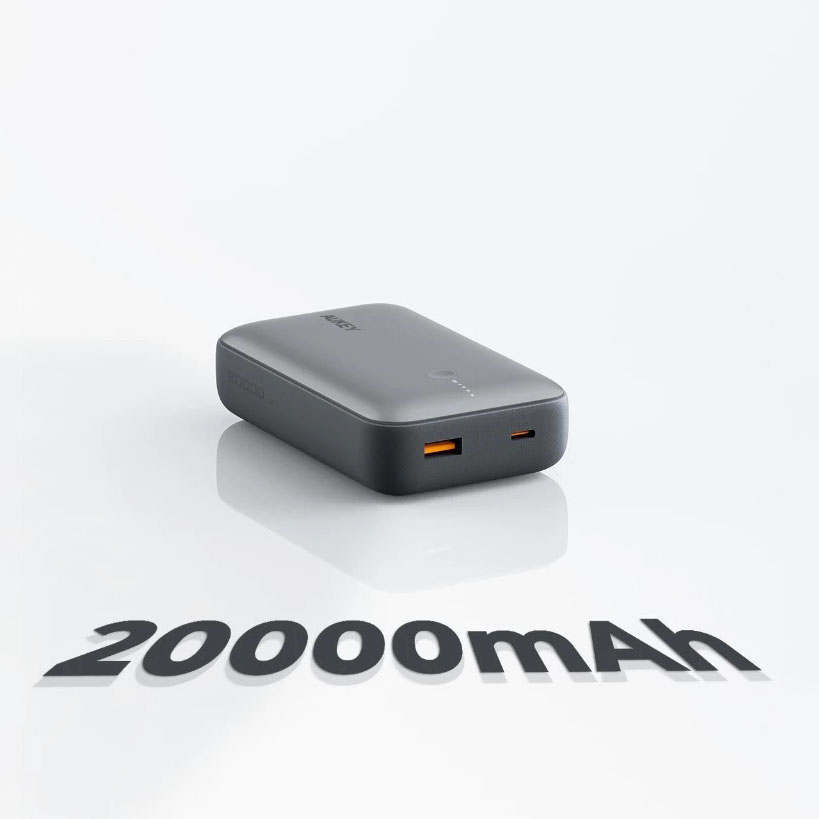 Aukey  20,000mAh Spark Mini  Fast Charging Portable Powerbank