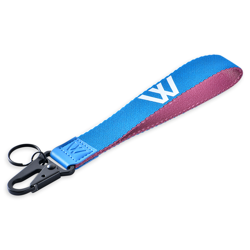 	Polyester Wristlet with Metal Carabiner