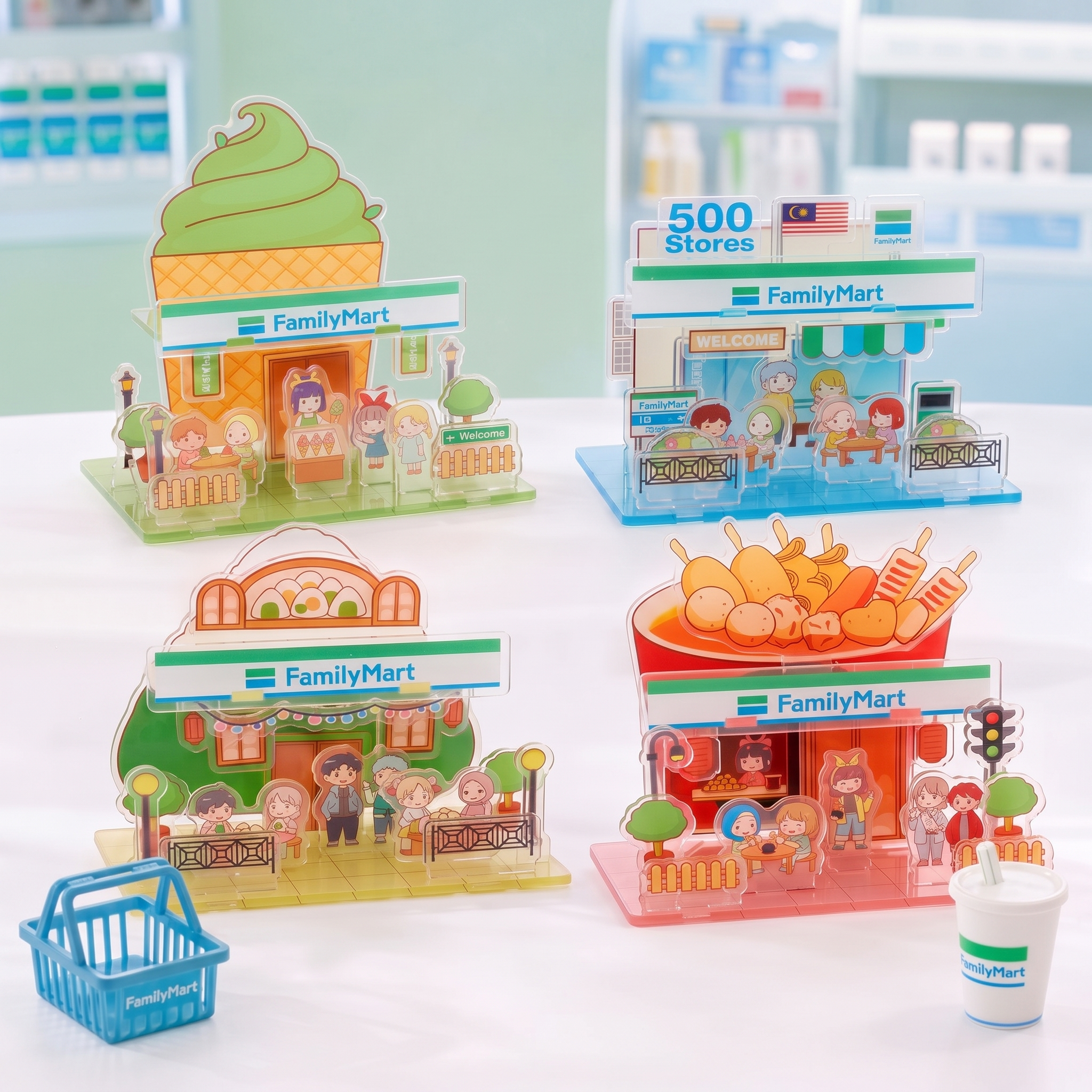 Acrylic Pop-Up Store Kits — customised gift