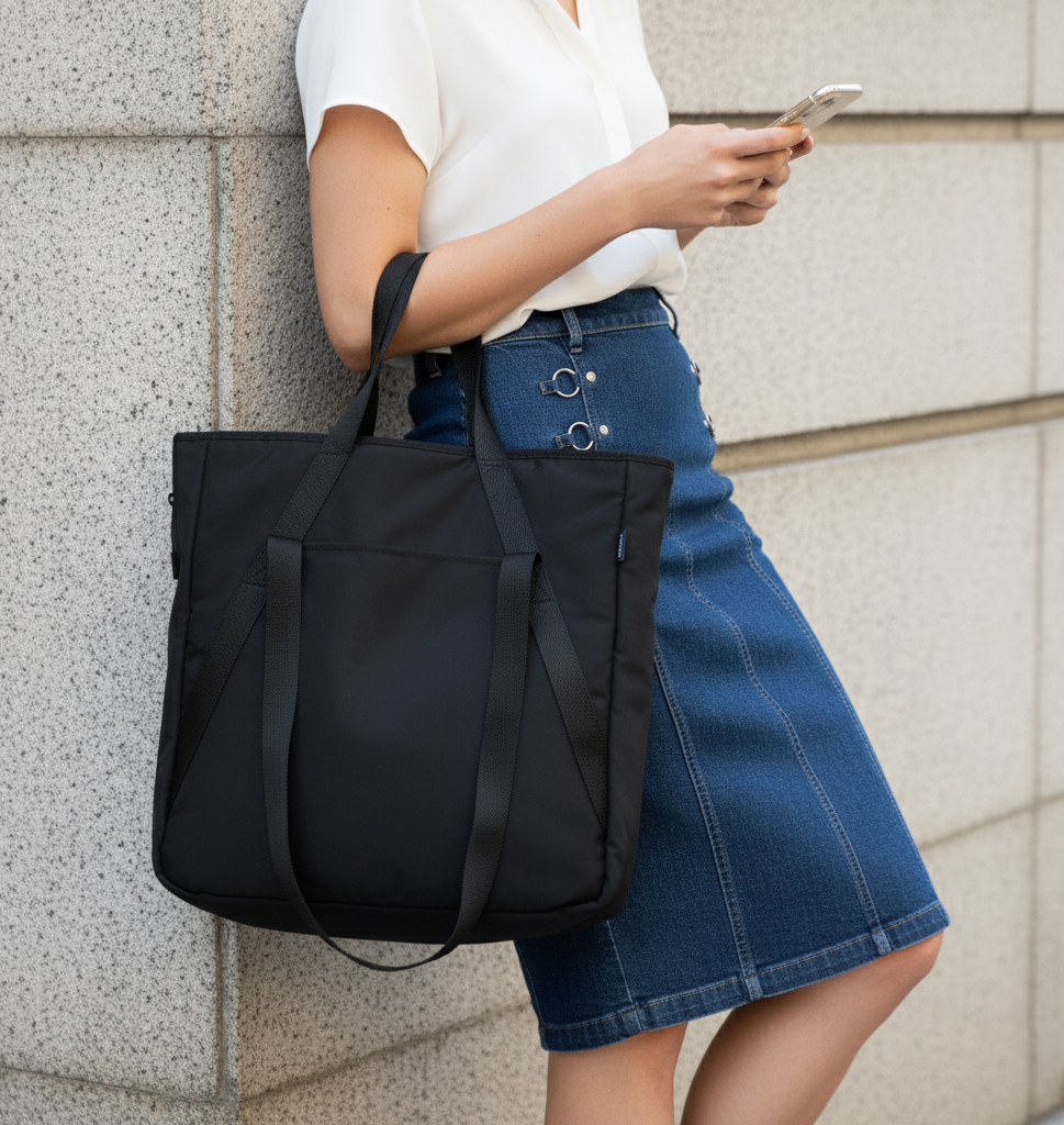 SOLARIS Navro Expandable Tote Bag 