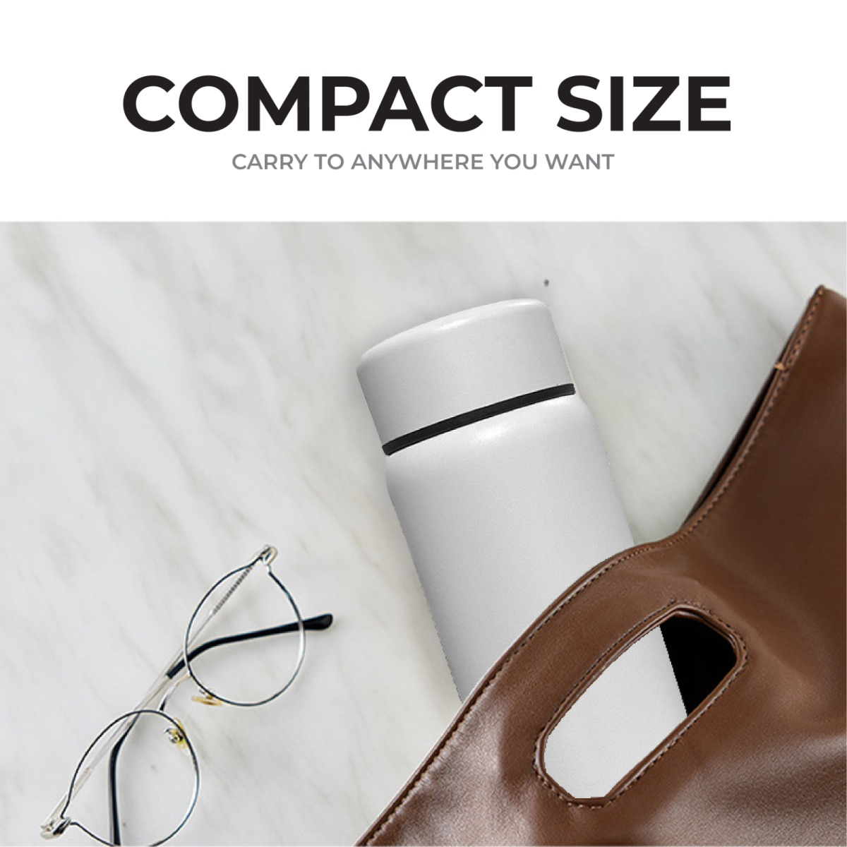 380ml GrabGo Stainless Steel Vacuum Flask