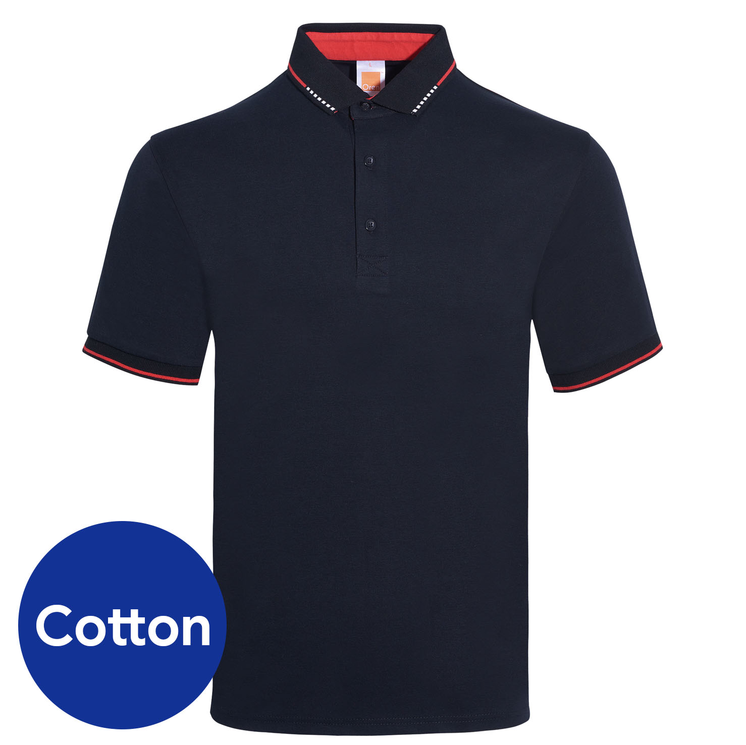 Multi-Tone Collar Polo T-Shirt