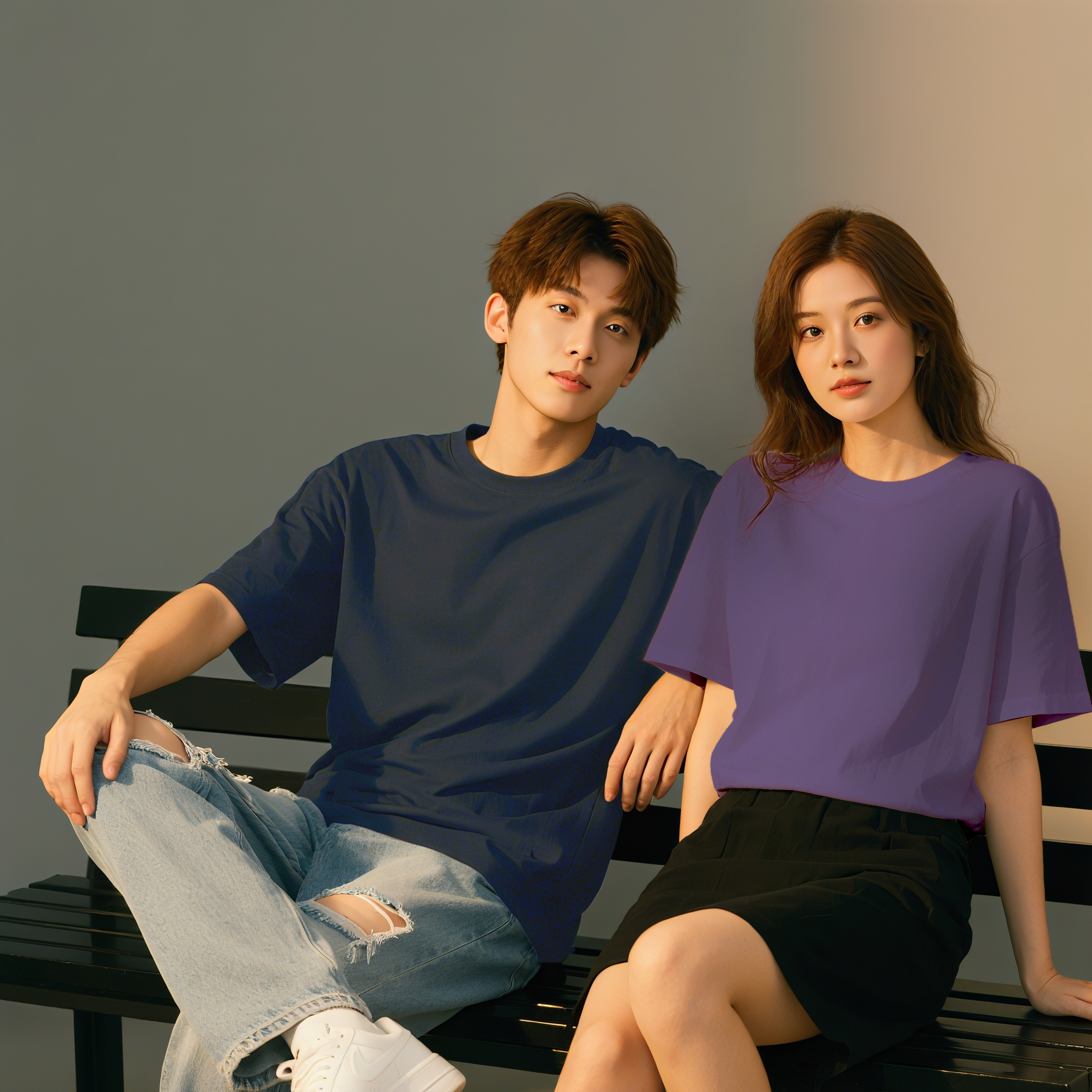 AIRLAB Hymax Oversized Premium Round Neck T-Shirt