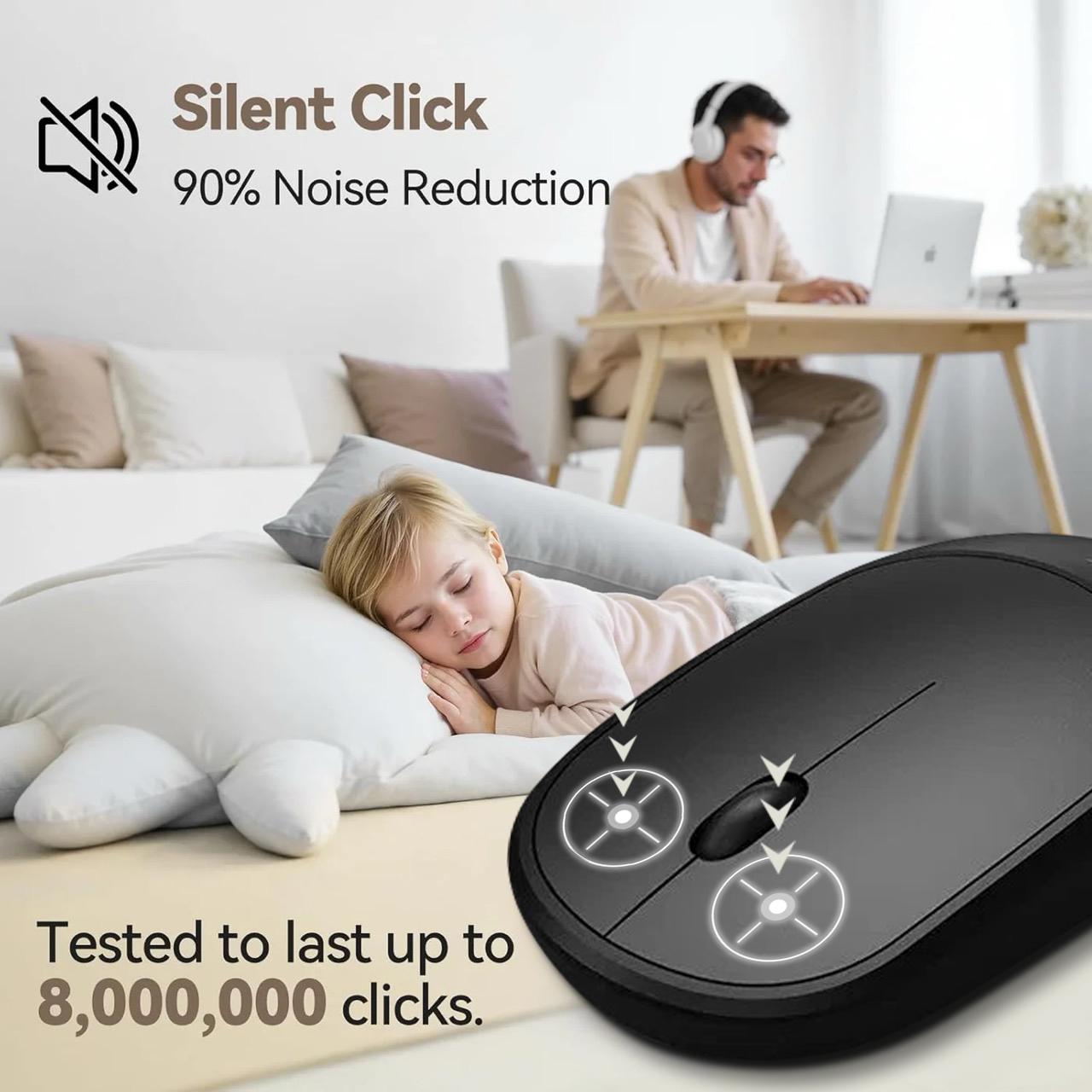 Slix Wireless Silent Mouse