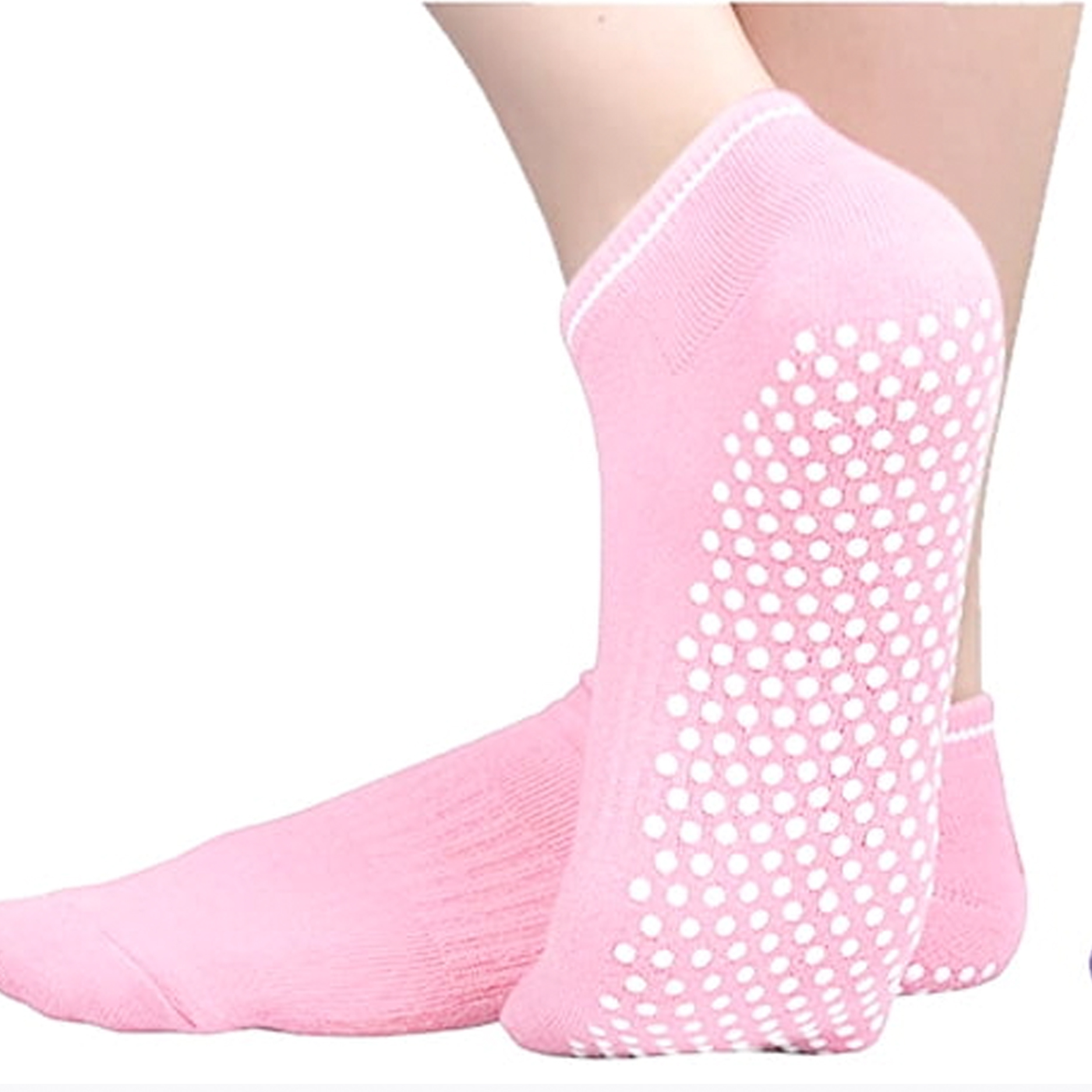 Custom Socks - Crew Length (Pair) - Custom Socks - Anti-Slip