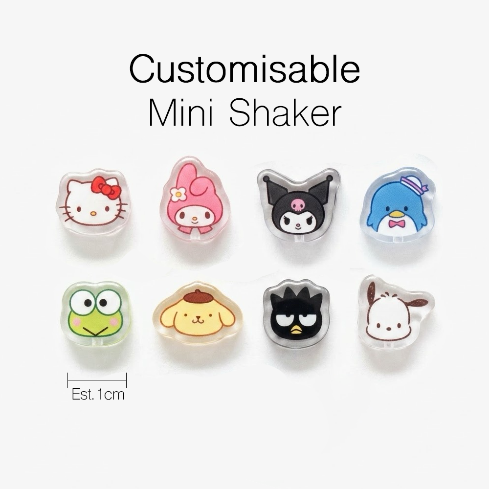 Custom Acrylic Shaker Keychains - Custom Keychains - 5-8