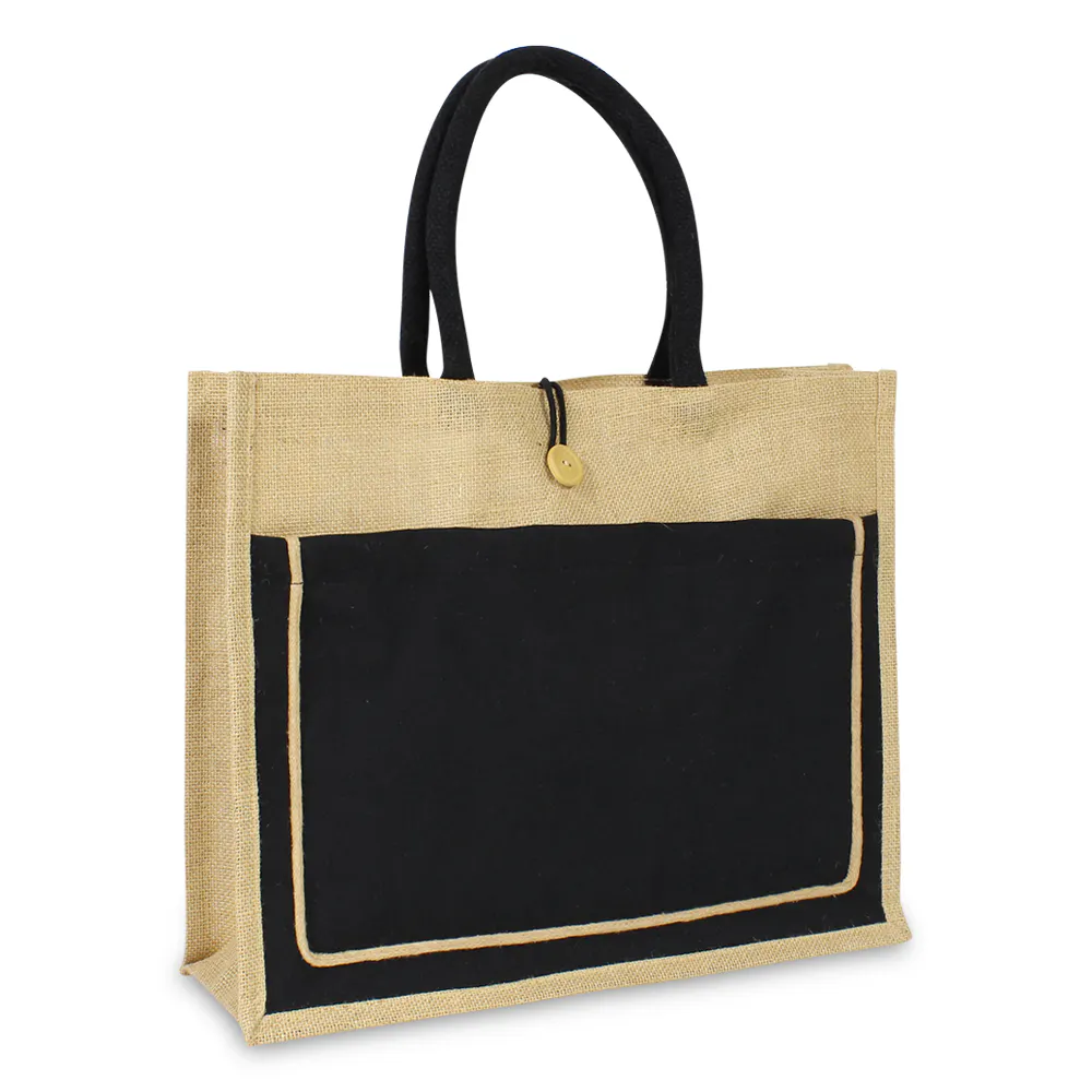 Laminated Jute Tote Bag