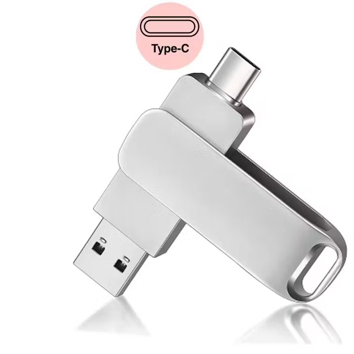 Flipper Metallic OTG USB Thumb Drive (With Type-C) 