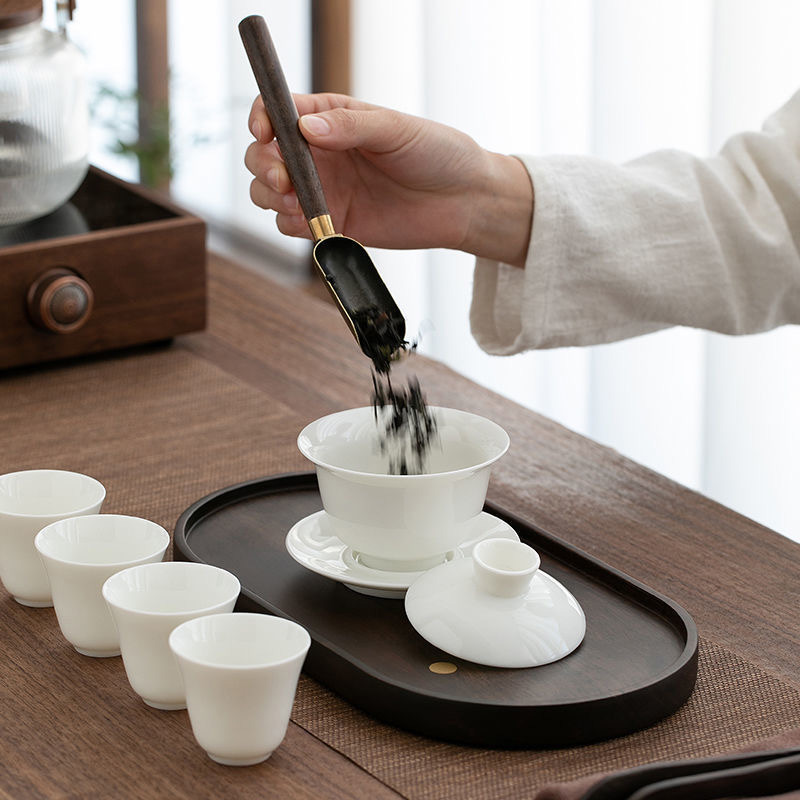 9 pcs Ceramic Chinese Tea Set 