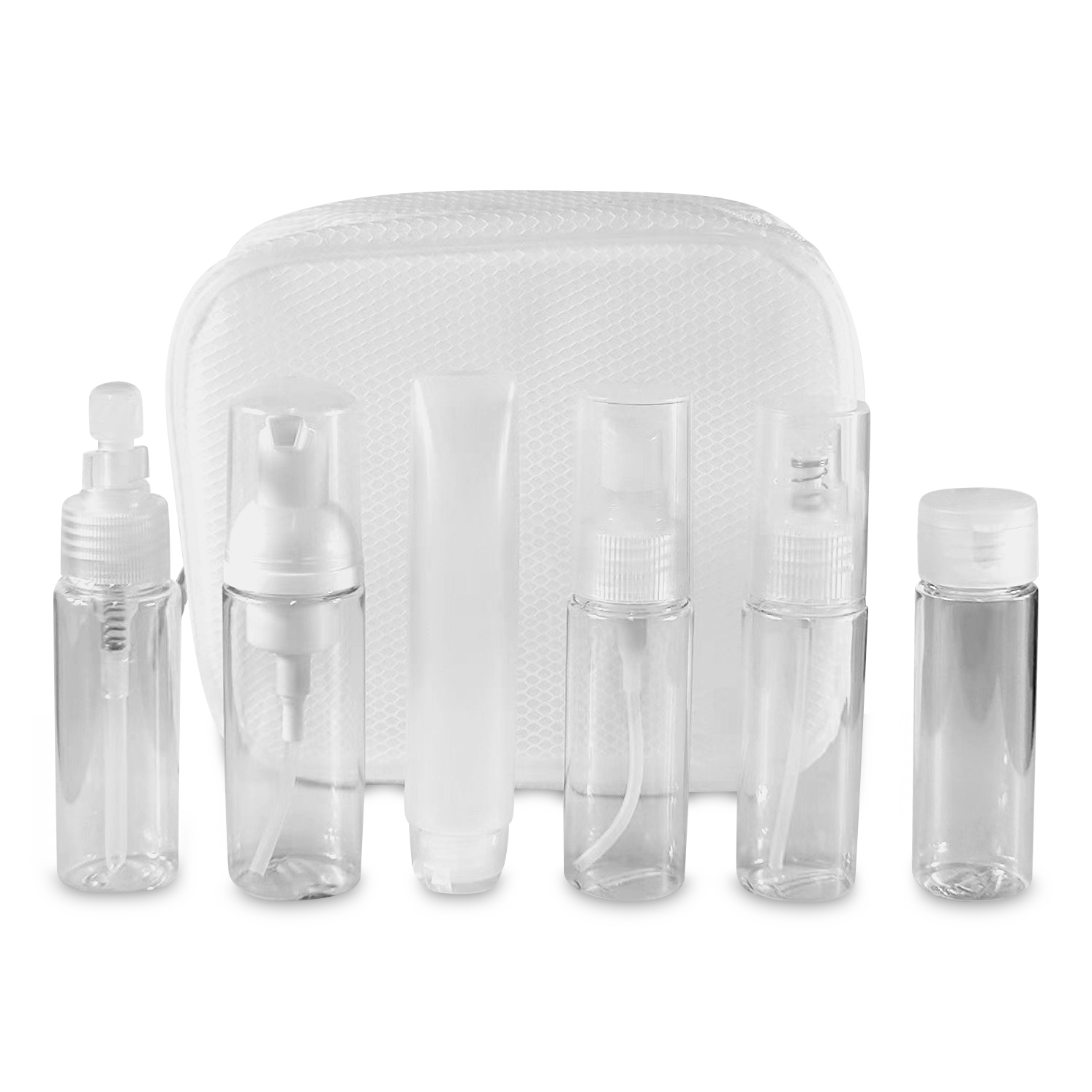 Customised Travel Bottle Kit ( 6pcs) With Logo Print Singapore