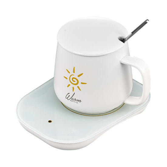 Coffee Mug gift set Ceramics Cup Usb Electric Warmer Constant