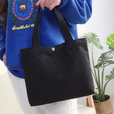 Customised Mini Handy Canvas Tote Bag With Logo Print Singapore
