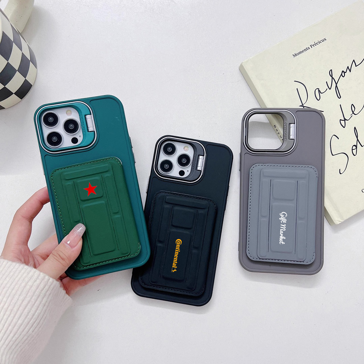 Magnetic Mobile Card Holder with Stand ( Magsafe ) 