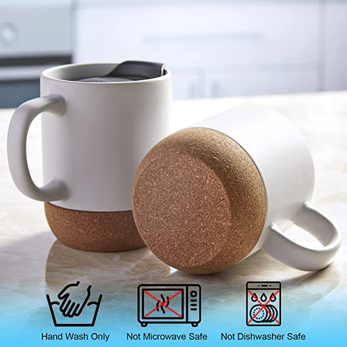 360ml Cork Ceramic Mug 