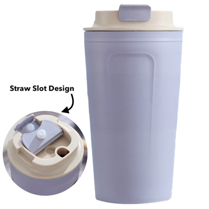 420ml Eco-friendly Wheat Straw Insulated Tumbler