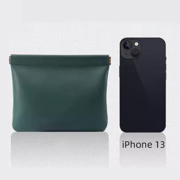 Large PU Leather Pouch (Auto-Closed Closure)