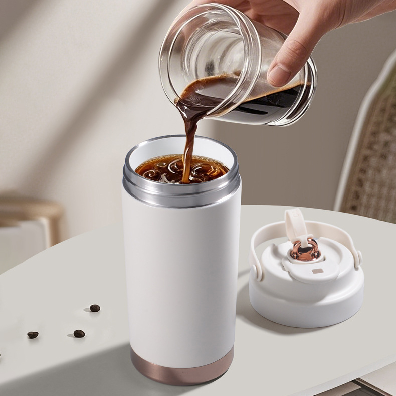 500ml Chime Ceramic Lined Insulated Tumbler with Straw