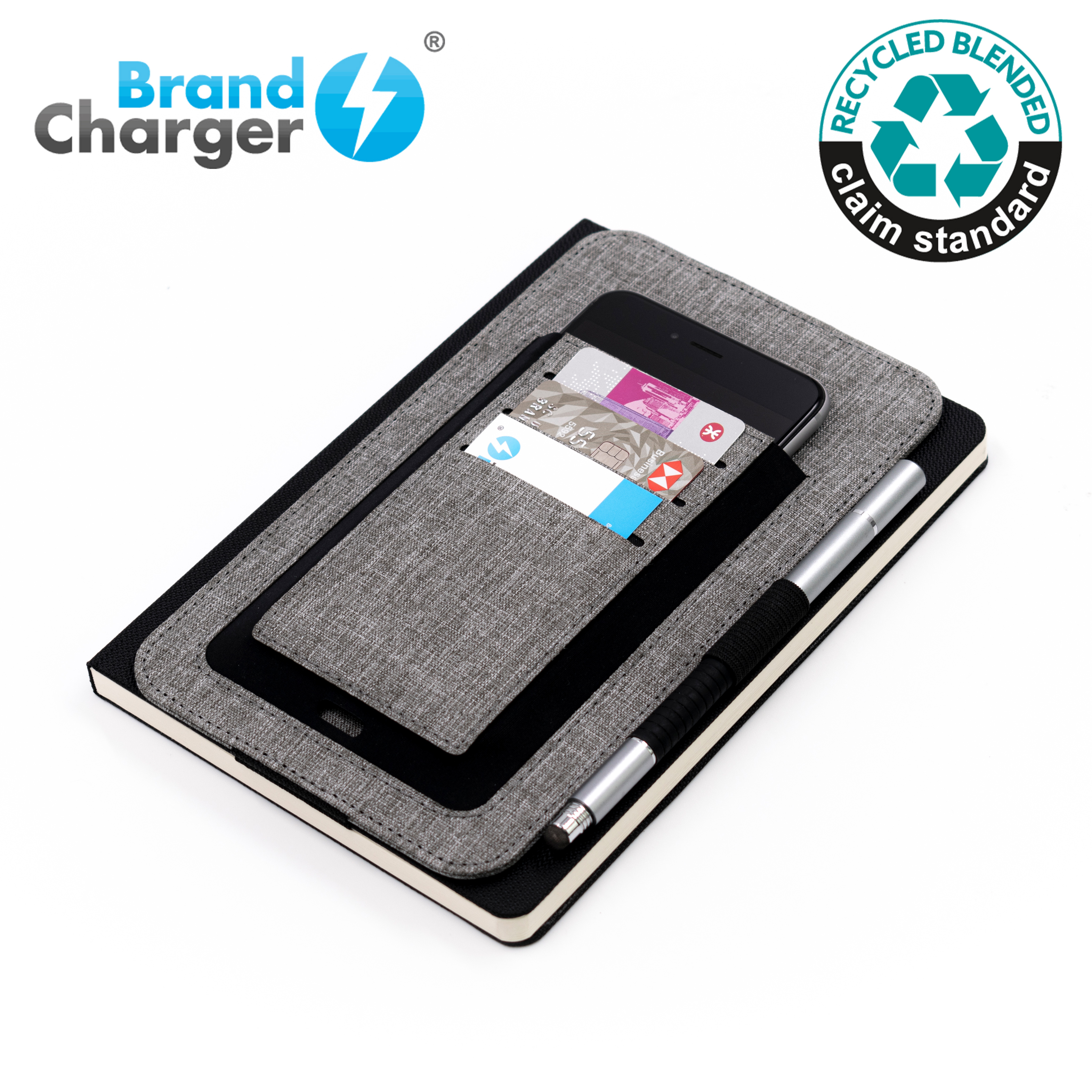 Brand Chager Noty Eco with Belt (A5 Hardcover Notebook)