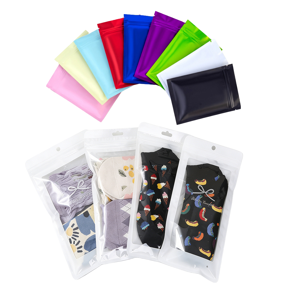 Custom Socks - Crew Length (Pair) - Custom Socks - Ziplock
