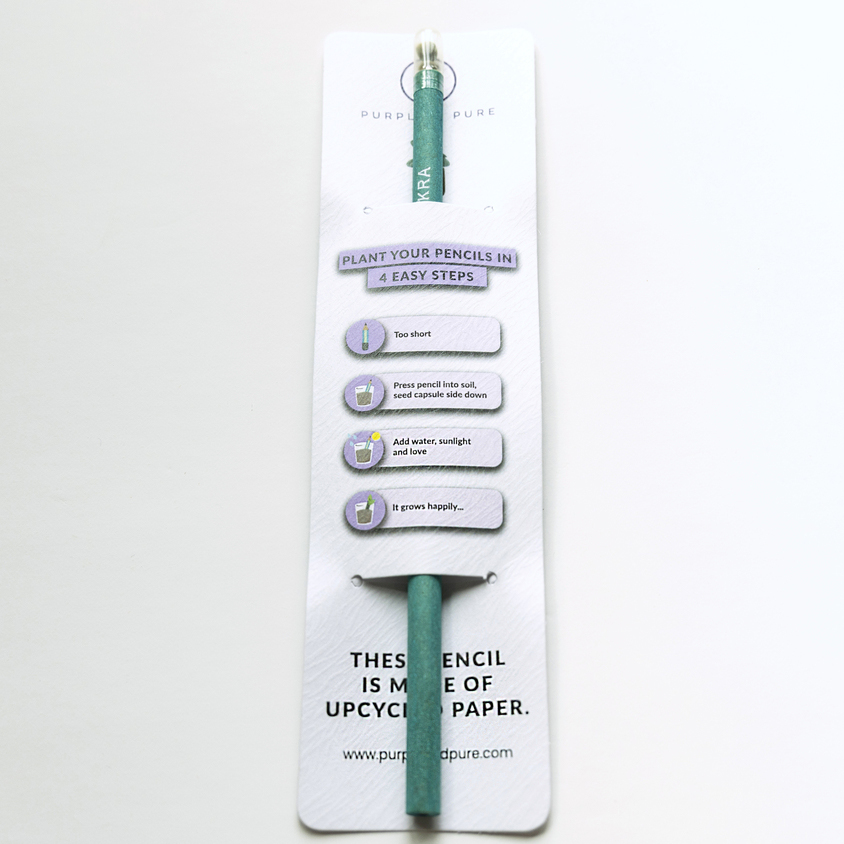 Plantable Pencil ( Single Pencil with Leaflet ) 