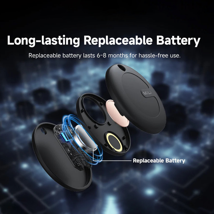 Mili MiTag Go Item Finder with Leather Case